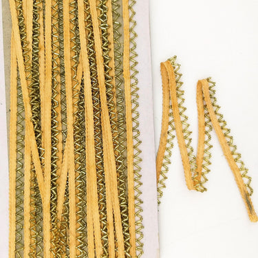 Brown Fringe Trim, Beaded Trim, Gold Beaded Trim
